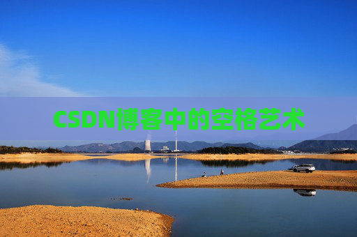 CSDN博客中的空格艺术